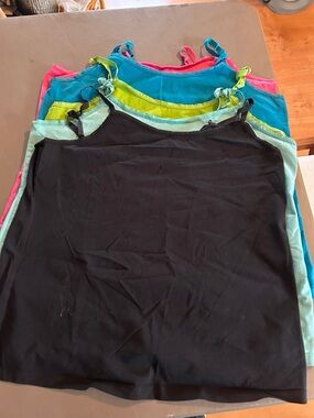 Lane Bryant set of five Pretty and Perfect  Camisoles